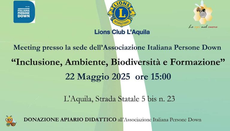 Un apiario didattico e 100 piante in dono all'AIPD